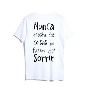 Camisetas com Frases Personalizadas