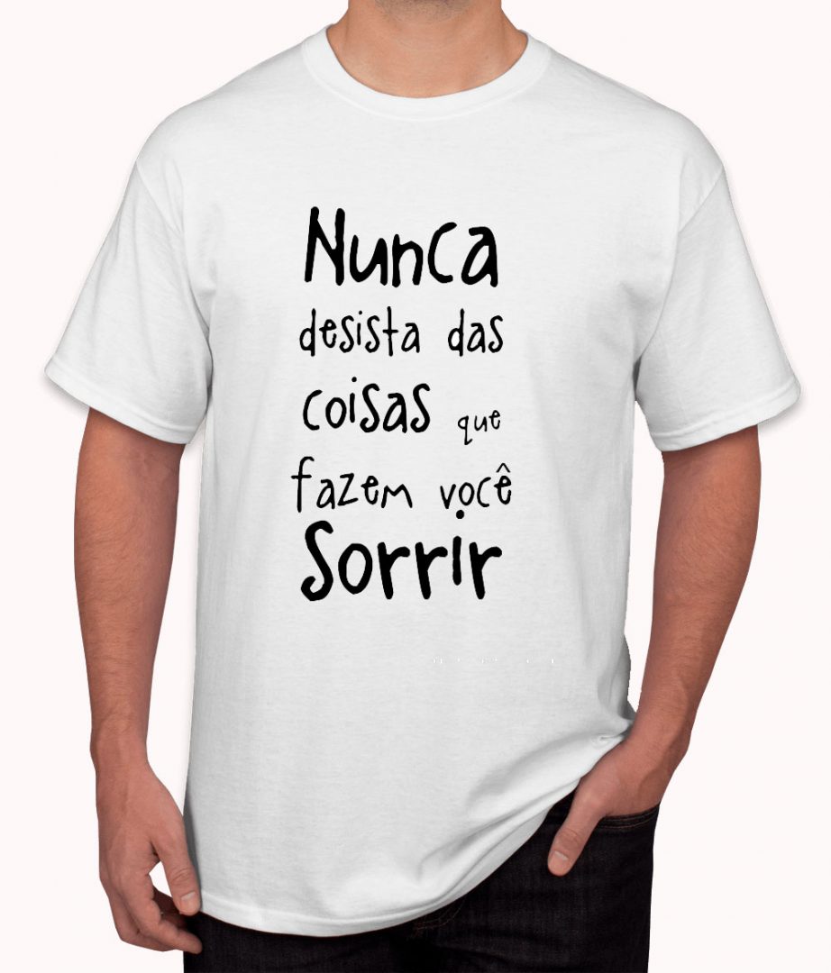 Camisetas com Frases Personalizadas