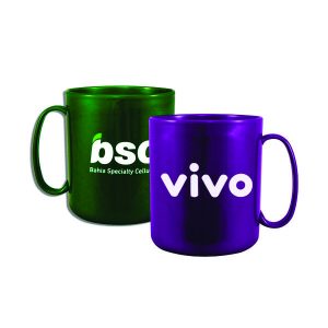 Caneca Redonda cor Metalizada