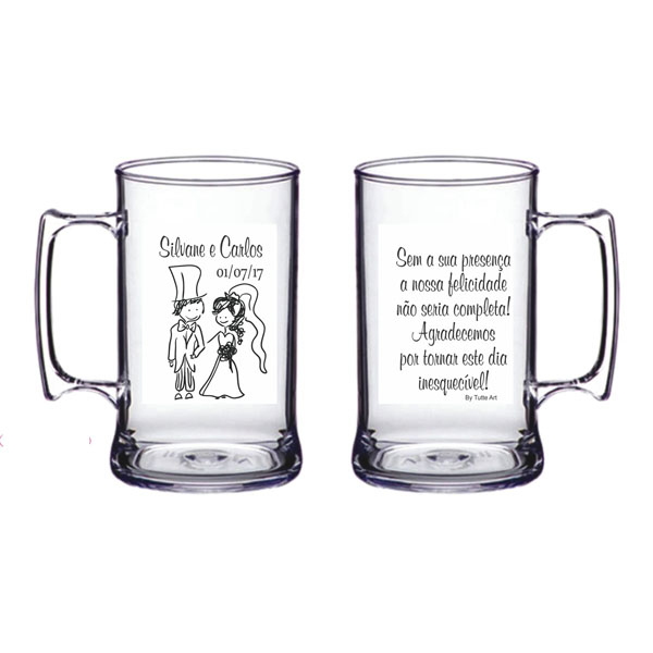 Canecas Personalizadas para Casamento