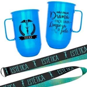 Canecas de Alumínio Personalizadas com Cordão BH