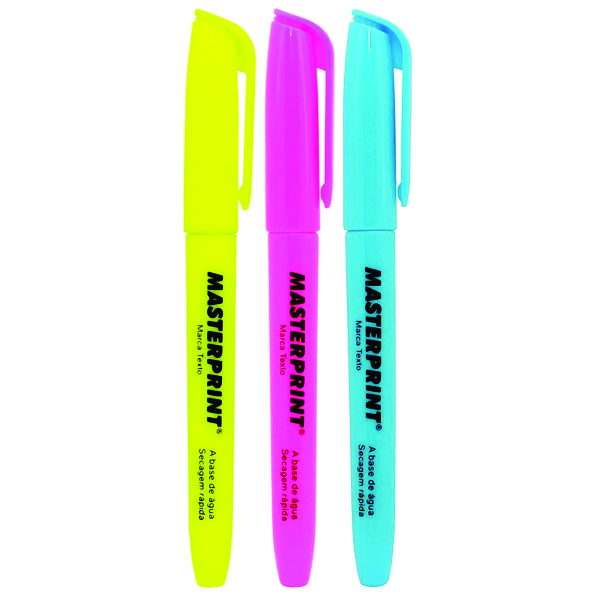 Caneta Marca Texto Colorida