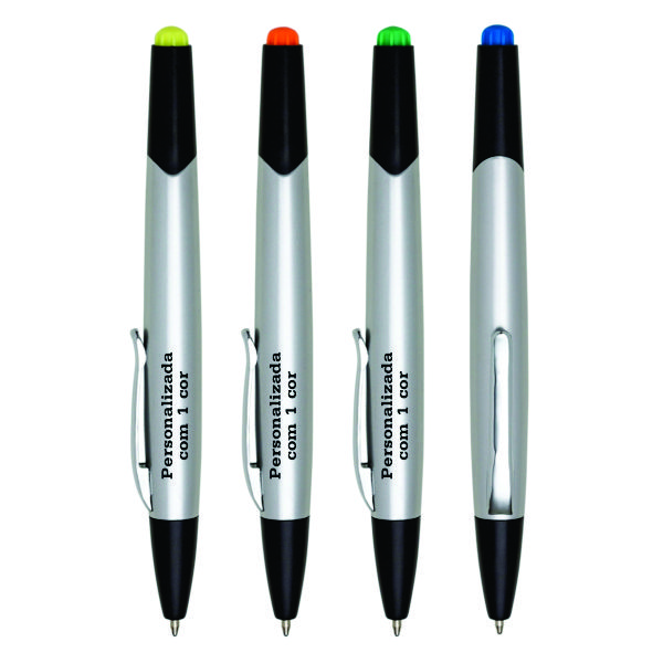Caneta com Marca Texto Personalizada