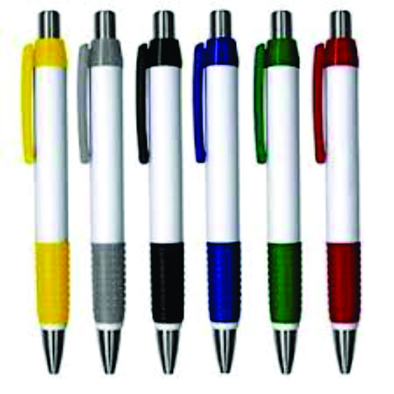 Caneta plástica colorida promocional