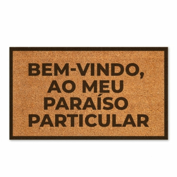 Capacho Fibra de Coco Personalizado