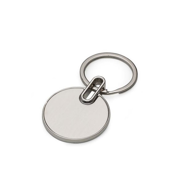 Chaveiro de metal redondo personalizado