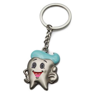 Chaveiro dente de metal