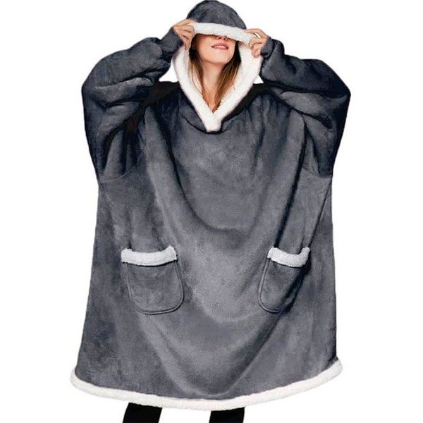 Cobertor com mangas todo forrado