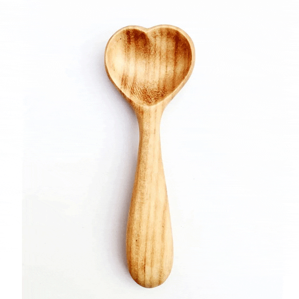 Colher coração personalizada