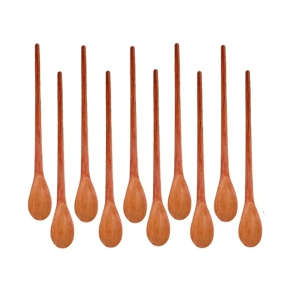 Colher de pau modelo molho personalizada