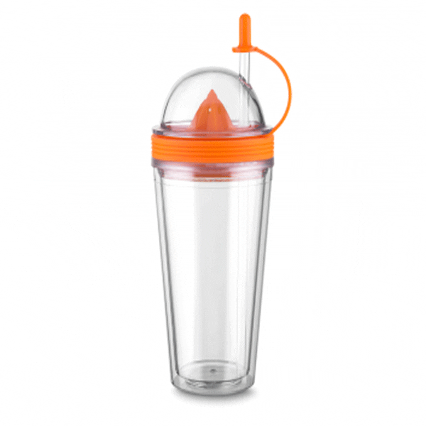 Copo com Canudo Personalizado – Opções Coloridas