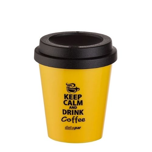 Copo com tampa personalizado para brindes