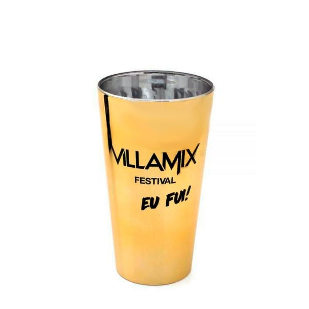 Copo dourado personalizado