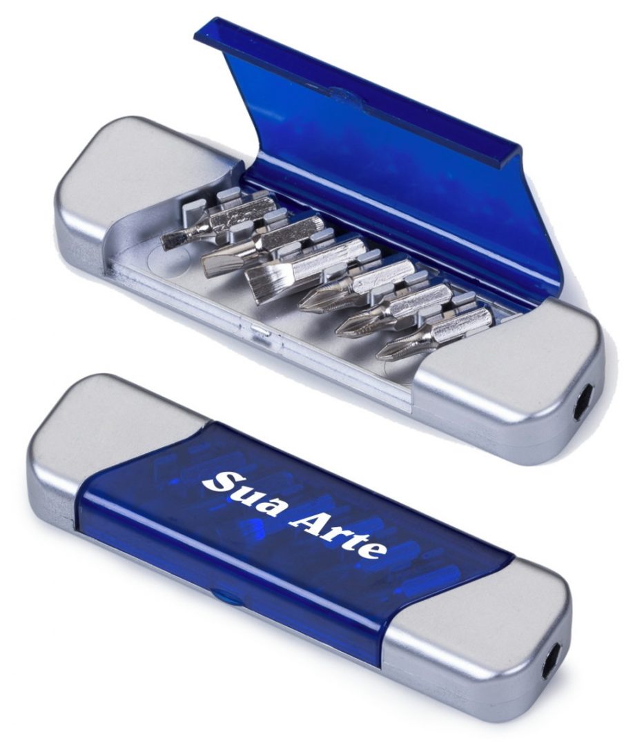 Ferramentas em estojo com 6 peças