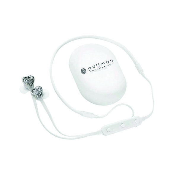 Fone de Ouvido Swarovski Heart