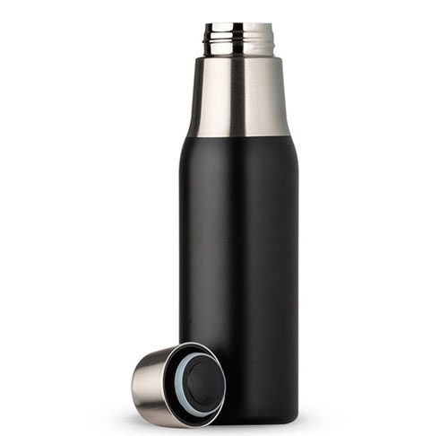 Garrafa Térmica Personalizada Preto Fosco