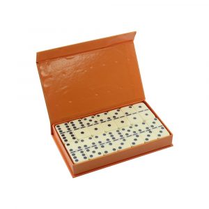 Jogo de Dominó no Estojo