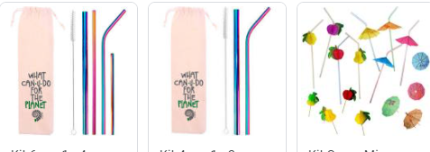 KIT MISTO Canudos Personalizados