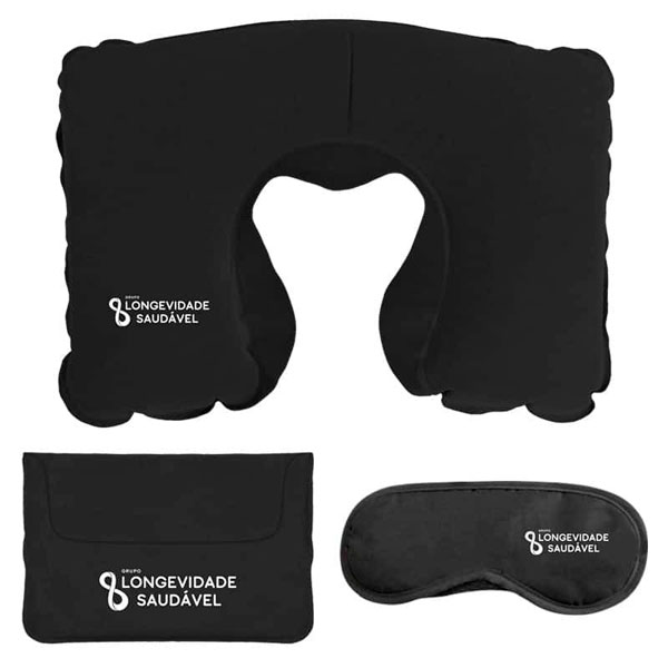 Kit Sono com Almofada Inflável e Máscara