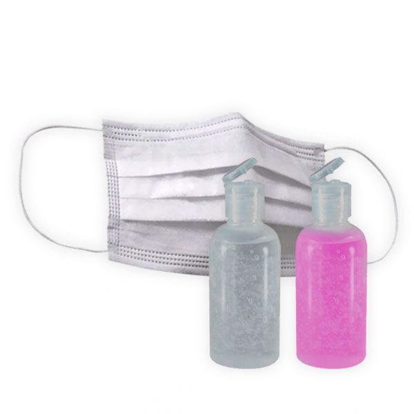 Kit Álcool e Gel e Máscara