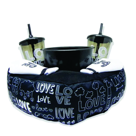 Kit Almofada com Porta Pipoca