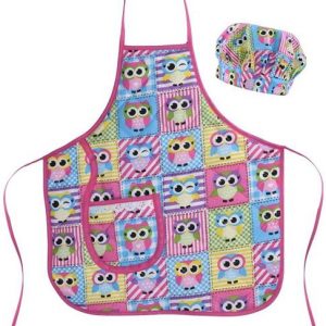 Kit Avental e Touca Infantil