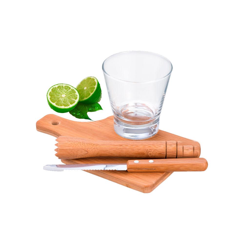 Kit Caipirinha Bambu Personalizado