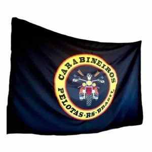 Kit Com 2 Bandeiras Personalizada Uma Face 100 X 70 e 50x40