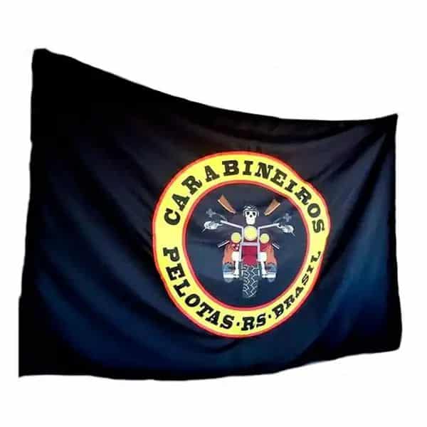 Kit Com 2 Bandeiras Personalizada Uma Face 100 X 70 e 50×40