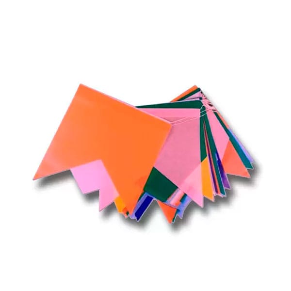 Bandeirinha Festa Junina De Plástico Kit 100 Metros Personalizada