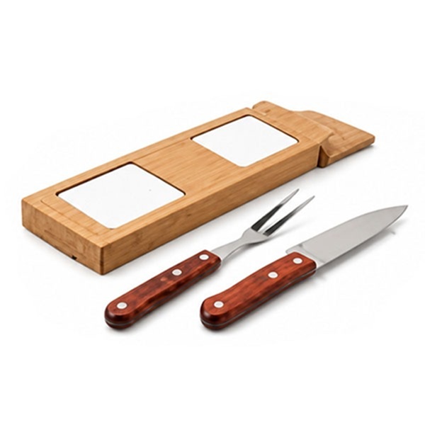 Kit Garfo e Faca para Churrasco