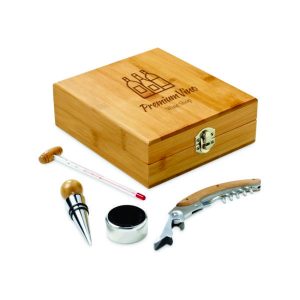 Conjunto personalizado para vinho