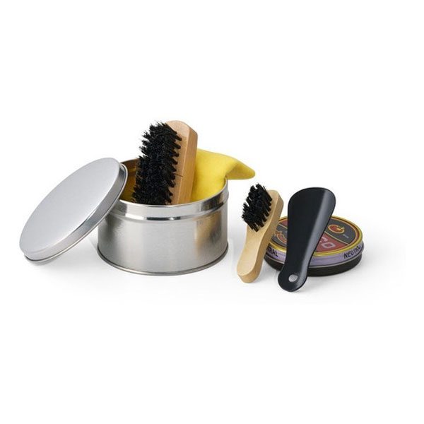 Kit caixa de engraxar e polimento de sapato personalizado