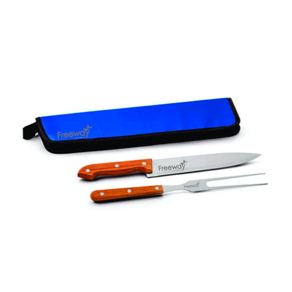 Kit churrasco azul personalizado