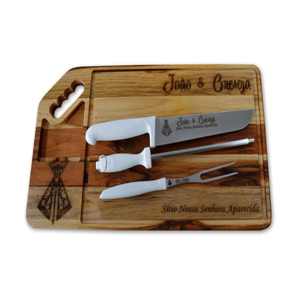 Kit churrasco personalizado com nome