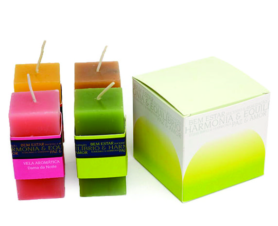 Kit de velas aromáticas