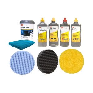 Kit polimento automotiva
