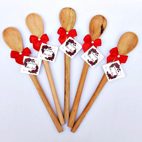 Lembrancinha Colher de Pau Gravação Laser Chá de Panela