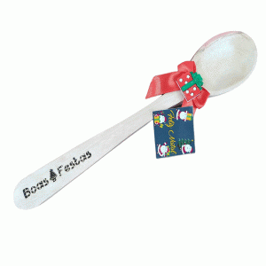 Lembrancinha Presente Natal Gravada Colher de pau