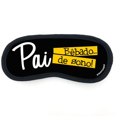 Máscara de Dormir Personalizada Dia Dos Pais