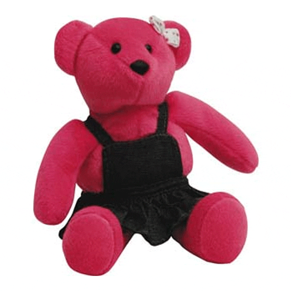 Mascote de Pelúcia Urso Vermelho