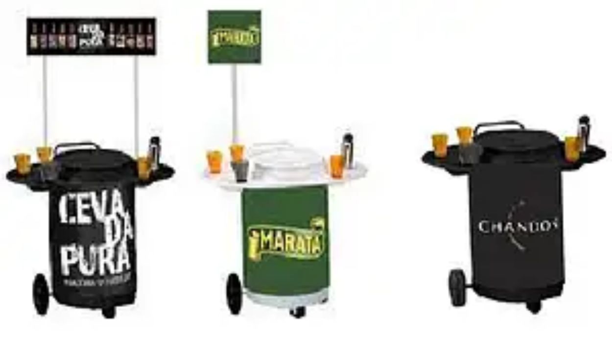 Mesa Promocional Bistrô Personalizada