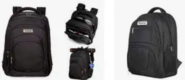 Mochila De Couro Personalizada Preta