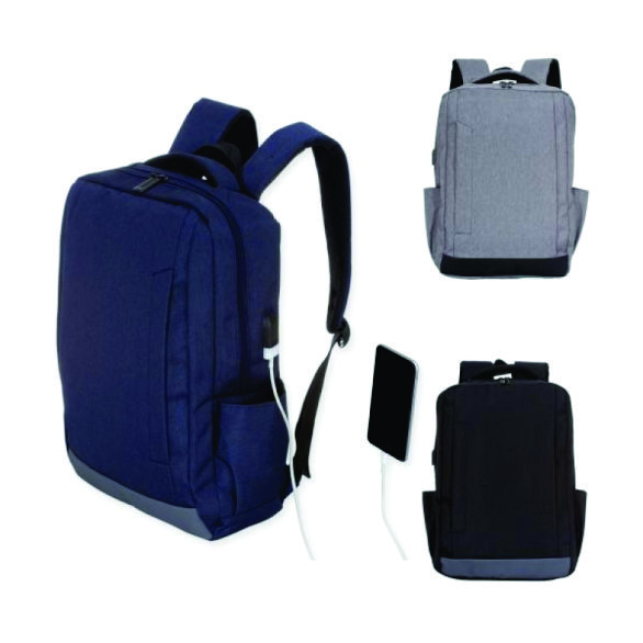 Mochila De Nylon USB