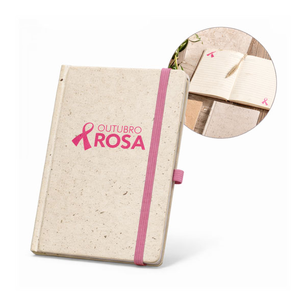 Moleskine Outubro Rosa Personalizada