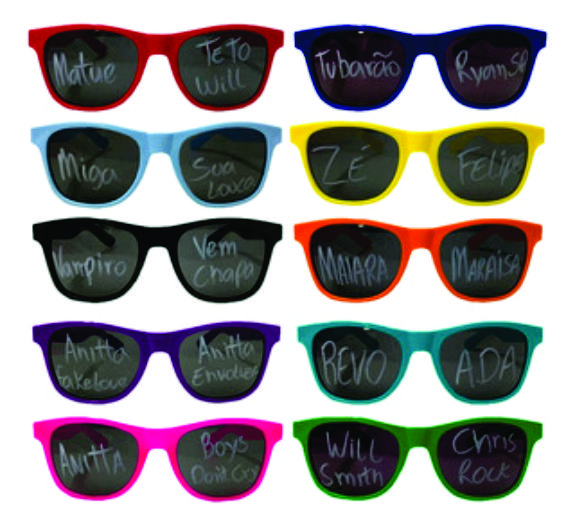 Óculos Personalizado Multicolor