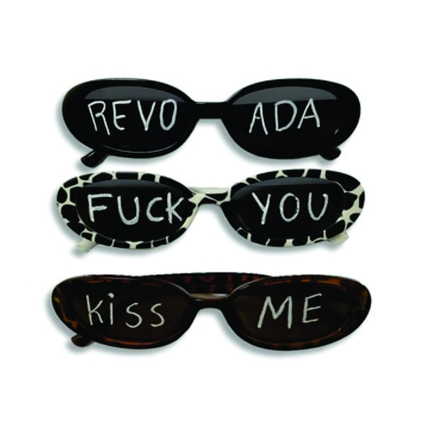 Óculos Retrô Revoada Lentes Escrita