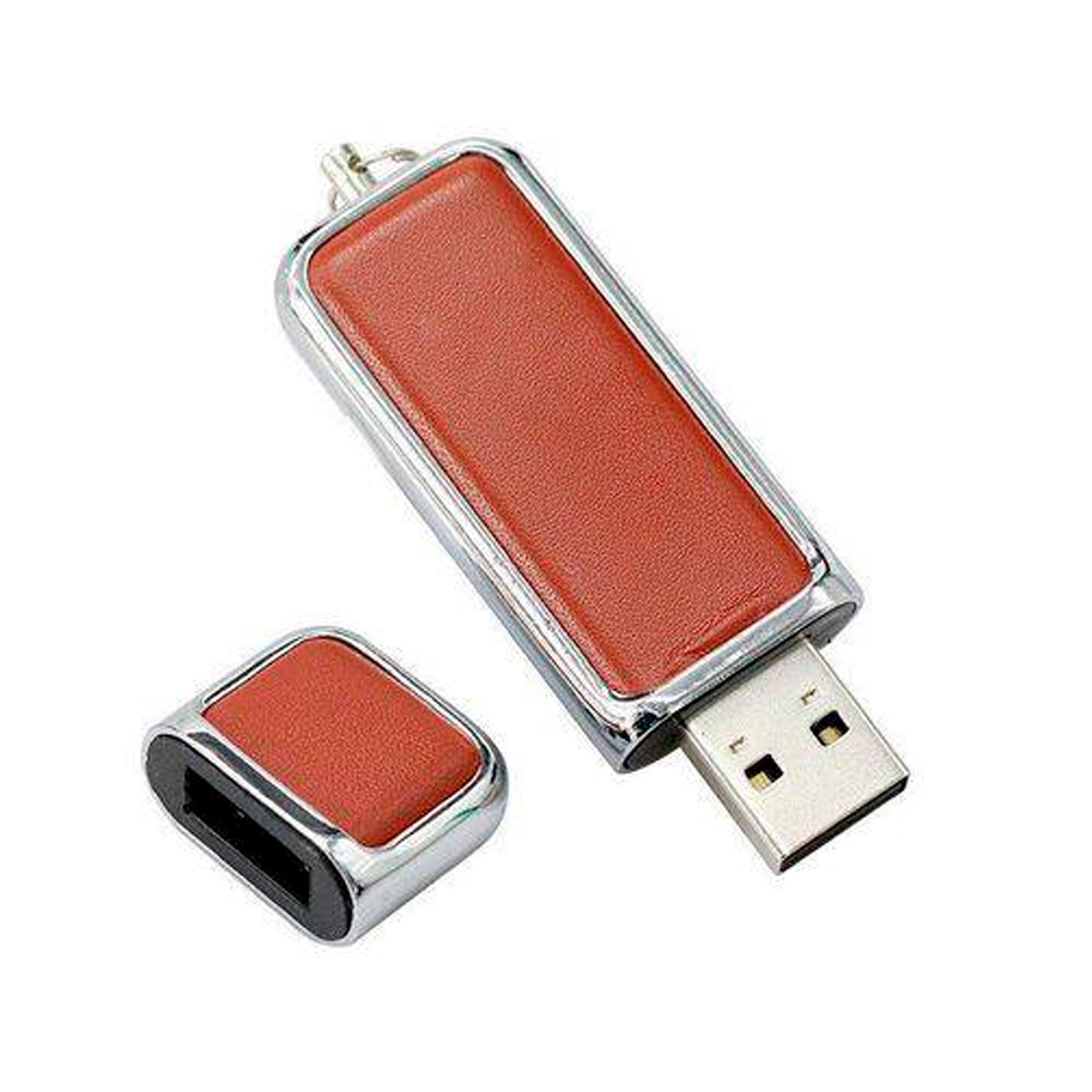 Pen Drive 4GB de Couro Promocional