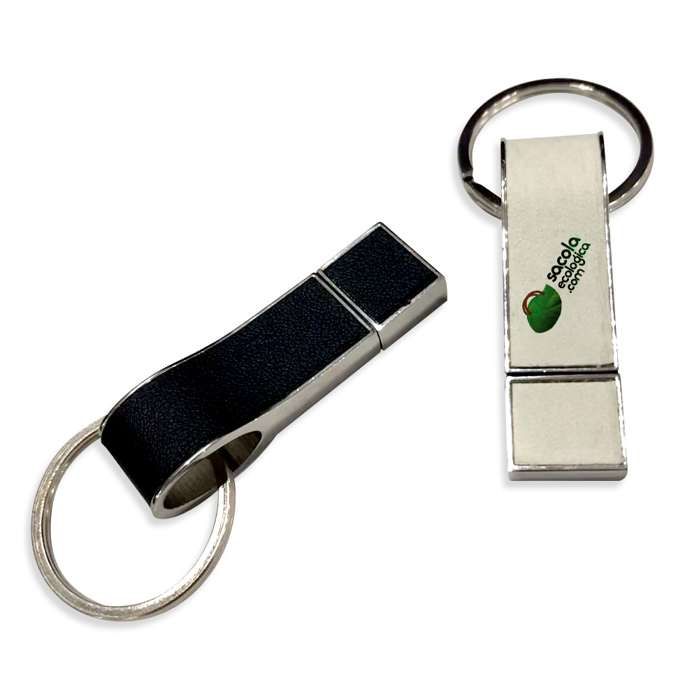 Pen Drive Branco e Preto a Pronta Entrega