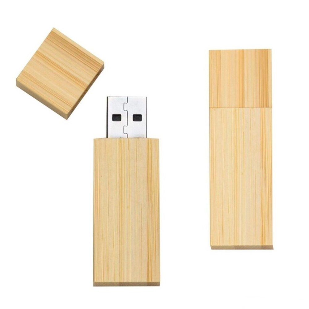 Pen Drive Madeira Ecológico Pronta Entrega